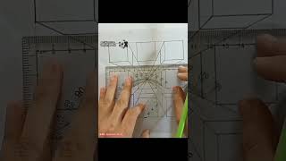 1-Point Perspective||One point||perspective|| drawing#shorts #youtubeshort #art
