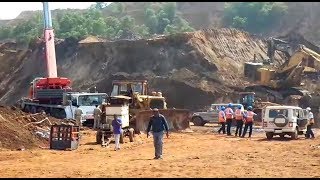 Ripper machine gets buried in mud at Codli Sesa Mines on Saturday. Operator yet to be traced