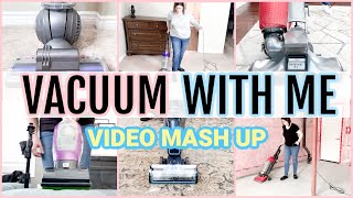 VACUUM WITH ME VIDEO MASH UP | VACUUM CLEANING MOTIVATION| VACUUMING MOMENTS ON MESSES WITH MICHELLE