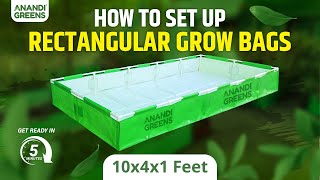 How to Set up Anandi Greens HDPE Grow Bags 10x4x1 | Simple Steps to set up your Grow Bag