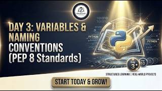 Day 3: Python Fundamentals — Variables, Memory, and the Art of Clean Code (PEP 8) 🚀🐍 | EDULEXIS |
