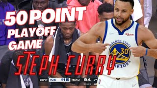 STEPH CURRY EXPLODES IN GAME 7! 50pts #nba #stephencurry #playoffs #goldenstatewarriors #sacramento