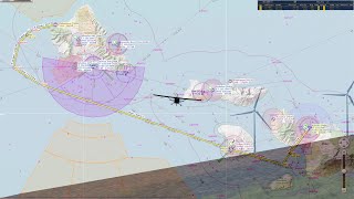 Flightgear 2020 3.11. PHDH-PHOG full flight on Cessna 172 (GPS, VOR, ILS, ATC) [rus, eng subtitles]