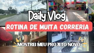 VLOG - ROTINA CORRIDA EM SP - TRABALHANDO EM UM PROJETO NOVO