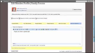 How the forums work
