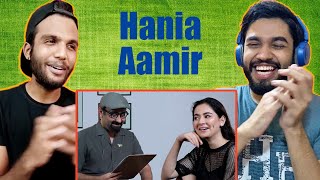 Reacting to Hania Aamir Funny Interview with Voice Over Man