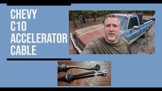 Accelerator Cable Replacement | Idle Adjustment | Hard to Find Part | 1982 Chevy C10 6.2L Diesel