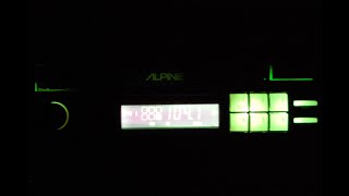 Vintage Alpine 7290 AM/FM cassette car stereo rare old retro