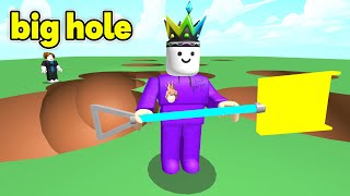 I used OP shovel on roblox To DIG up JUNK