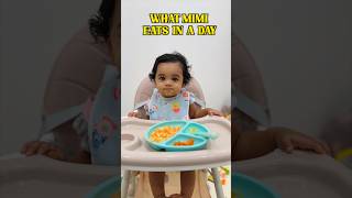 What my 8 Month Old Eats in a Day | Baby Food Recipes 🥘 #shorts