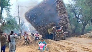 Extreme Dangerous Transport Skill Operations Oversize Tractor, World Biggest Heavy Equipment Tractor