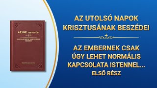 „Az embernek csak úgy lehet normális kapcsolata Istennel, ha gyakorta Előtte él” (Első rész)