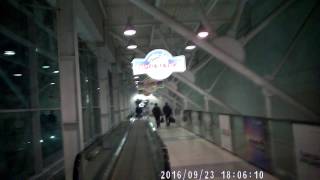 Tolmachevo Airport (OVB) Air Side Novosibirsk Siberia—From Security to SkyTeam Lounge