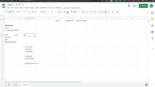 Google Sheets Tutorial Lesson 2 | Learn Google Sheets from Basic