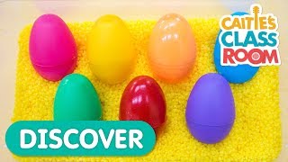 Learn Colors with Surprise Eggs | Caitie's Classroom