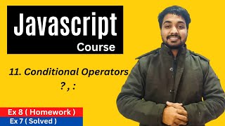 Conditional Operators In Javascript | Javascript Tutorial In Hindi #11