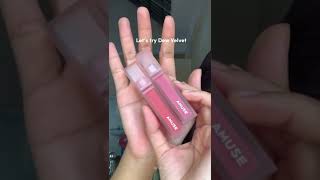 AMUSE - Dew Tint \u0026 Velvet (swatch and review)