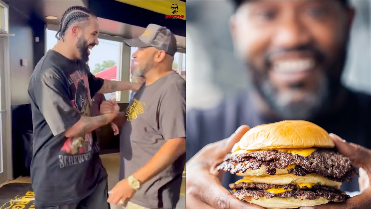 Drake Pulls Up To Bun B Trill Burger Restaurant In Houston & Things ...