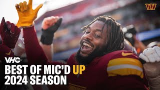 Best Mic'd Up Moments of the 2024 Season | Washington Commanders | NFL