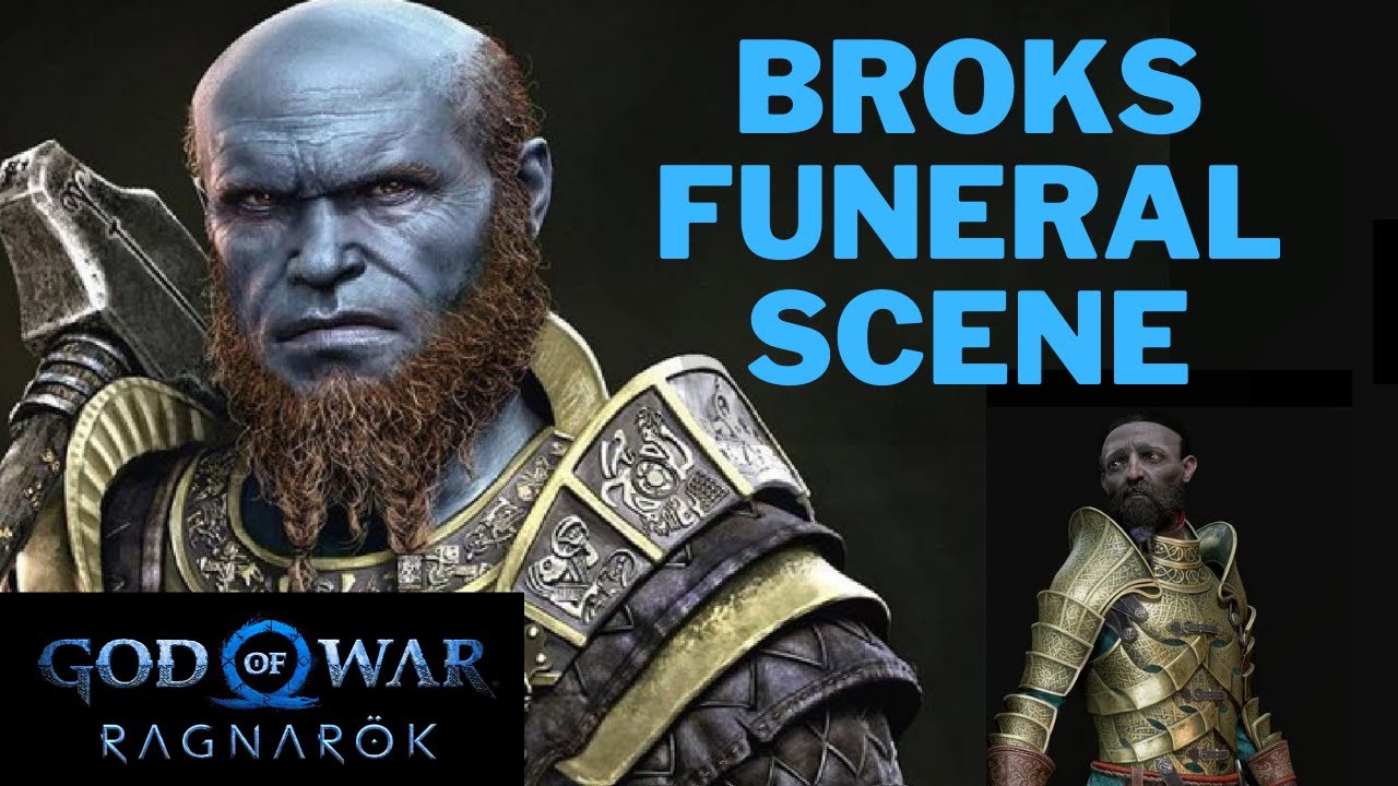 Brok's Funeral Scene- God Of War Ragnarok Secret Ending - YouTube