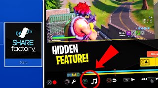 This Sharefactory Secret Hidden Feature Let's You Add Music EASILY! (NO USB/PC)