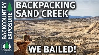 Boulder Mail Trail and Sand Creek | Backpacking In Escalante, Utah