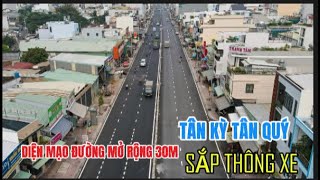 Diện mạo đường Tân Kỳ Tân Quý mở rộng 30m, sắp thông xe | Nhà thờ Bình Thuận Gò Vấp Làm Hang Đá đẹp