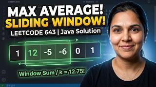 LeetCode 643: Maximum Average Subarray I | Java Coding interview questions