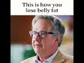 this is how you lose belly fat