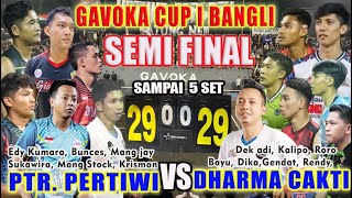 AKSI BINTANG TARKAM JAWA BALI DI LAGA SEMI FINAL GAVOKA CUP I SAMPAI 5 SET SEKOR KETAT