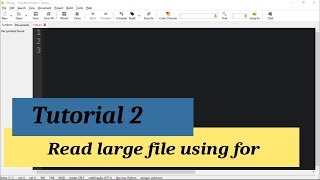 Python Intermediate I Tutorial 2 - Reading Large Files