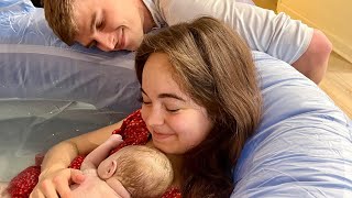 At Home Water Birth Of Our Son | Fast 4 Hour Labor and Delivery!