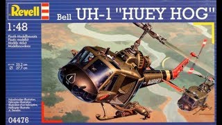 Revell 1/48 Bell UH-1 Huey Hog Finished