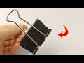 4 Amazing Hacks With Binder Clip That Are Really Useful | TH Kreativ