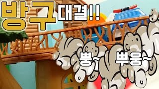 폴리와 친구들에 방구대결!!!! 누가 제일 방구쟁일까~?!자동차 애니 [쭈노Tv]