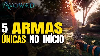 Avowed: LOCALIZAÇÃO de 5 ARMAS ÚNICAS para pegar no INÍCIO do JOGO!