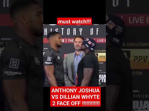 REMATCH FACEOFF | Anthony Joshua Vs. Dillian Whyte 2 • FIGHTERS ...