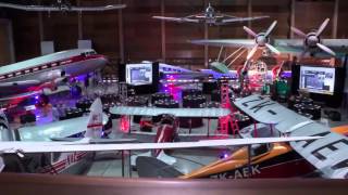 MOTAT Aviation Display Hall function set up transformation