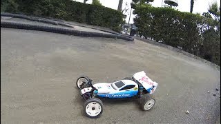 ブラシレス搭載 DT-03 2WDバギー NEO Fighter Buggy ネオマイティフロッグを静岡タミヤサーキットで走らせてきた。TBLE-02S TBLM-01S オフロードバギー 頑張り蛙