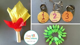 Get Crafty With Olympic Inspired Crafts For Kids : Make Your Own Olympic Torch, Wreath, and Medals!
