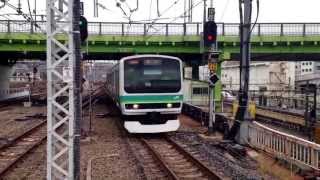 FHD JR常磐線E231系東マト114+133編成 折り返し取手行き 上野駅12番線入線