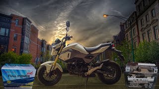 2017 Honda MSX 125 SF [Honda Grom] Work / Start up Video / Change Battery