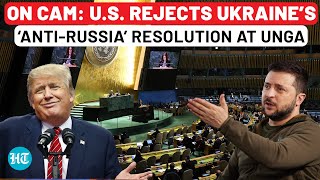 America Asks Ukraine To Withdraw ‘Anti-Russia’ Resolution At UNGA Before UNSC Shocker | Trump| Putin