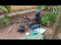 my african traditional fridge washing smoking ancestral pot rural village life