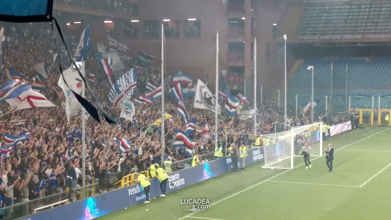 Sampdoria-Sassuolo 2022/2023, Il Presidente Lanna Sotto La Gradinata ...