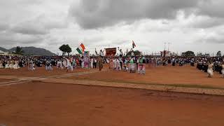 Independence day dance by adichunchanagiri English high school students