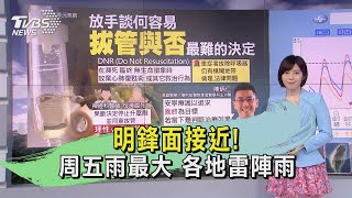 明鋒面接近! 周五雨最大 各地雷陣雨｜TVBS新聞 @TVBSNEWS01