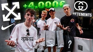 DE COMPRAS CON AGUSTIN, AMPETER Y VICENS!! (OFF WHITE, NIKE, GUCCI, VETEMENTS..) +4000€ [bycalitos]