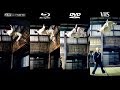 MATRIX Formats Kung Fu fight scene VHS DVD BLU-RAY 4K ULTRA HD Off Screen Resolution Comparison