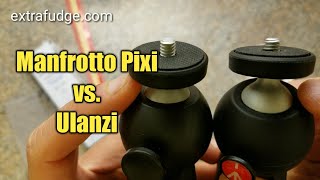 Manfrotto Pixi vs. Ulanzi Mini Tripod Comparison